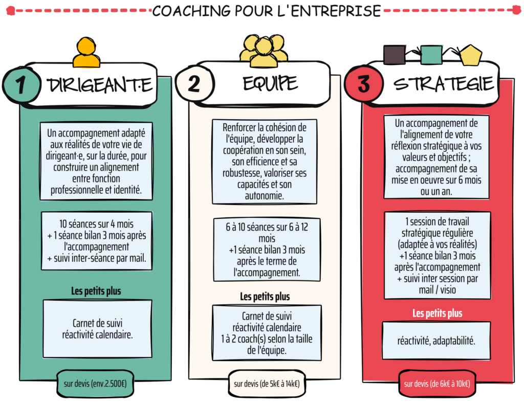 Revitalisez votre organisation au travers de 3 types de coaching spécialisés